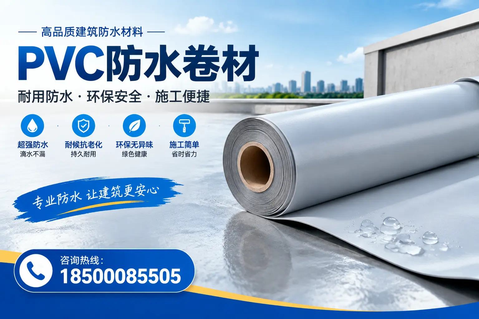 PVC防水卷材选型对比：如何做出明智选择？临汾指南